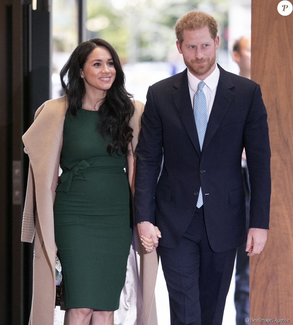 Le prince Harry, duc de Sussex, et Meghan Markle, duchesse de Sussex, arrivent à la cérémonie des WellChild Awards à Londres le 15 octobre 2019.