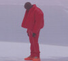 Kanye West sur le tournage de son prochain album Donda à Atlanta.