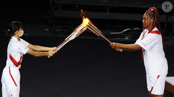 Naomi Osaka - Cérémonie d'ouverture des Jeux Olympiques de Tokyo 2020 le 23 juillet 2021. 
