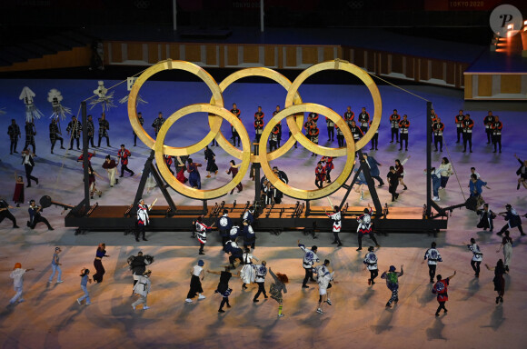 Cérémonie d'ouverture des Jeux Olympiques de Tokyo 2020 (23 juillet - 8 août 2021) au stade olympique à Tokyo, le 23 juillet 2021. 