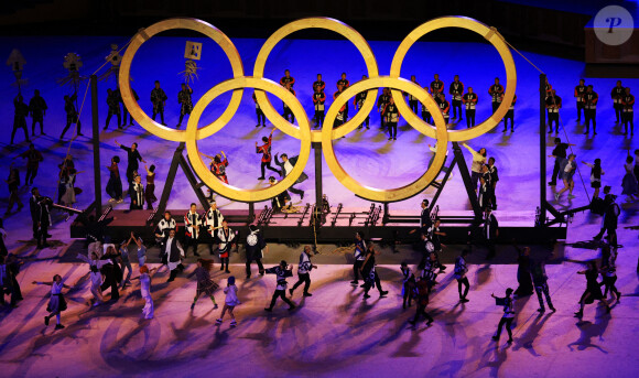 Cérémonie d'ouverture des Jeux olympiques de Tokyo 2020 au stade Olympique le 23 juillet 2021.