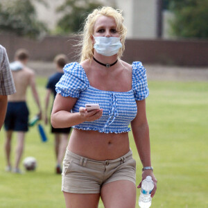 Exclusif - - Britney Spear pour une journée shopping et sportive à Los Angeles le 16 juin 2020.