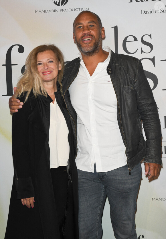 Valérie Trierweiler et son compagnon Romain Magellan - Avant-première du film "Les fantasmes" au cinéma Pathé Wepler à Paris. Le 24 juin 2021 © Coadic Guirec / Bestimage