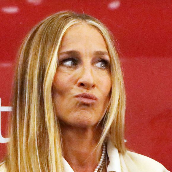 Sarah Jessica Parker sur le tournage de "And Just Like That" à New York, le 23 juillet 2021.