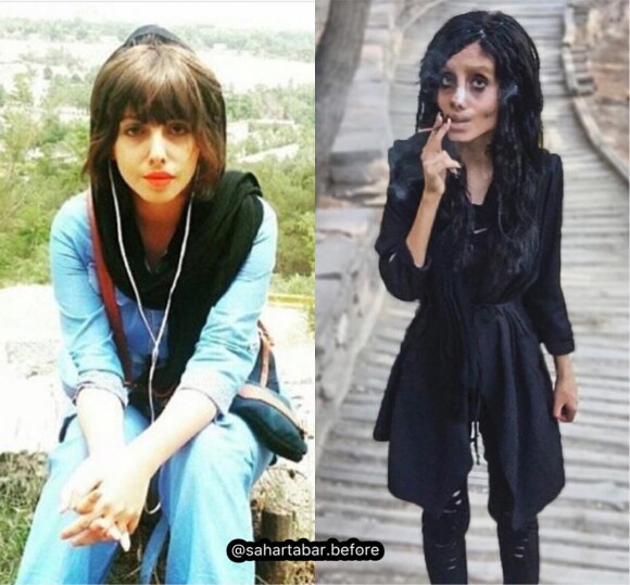Fatemeh Kishvand alias Sahar Tabar, "sosie zombie" d'Angelina Jolie.