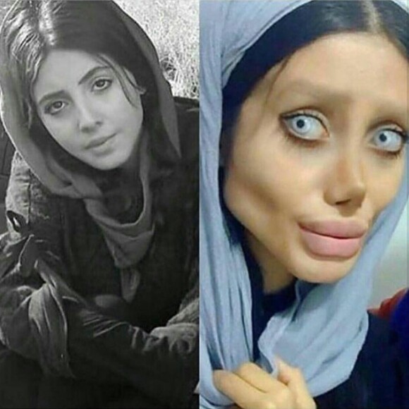 Fatemeh Kishvand alias Sahar Tabar, "sosie zombie" d'Angelina Jolie.