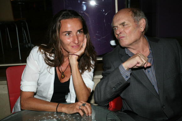 Jean-François Stévenin et sa fille Salomé - Avant-première du film "Jeunesse" au cinéma L'Arlequin à Paris. Le 6 septembre 2016