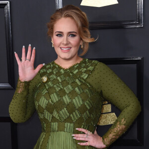 Adele à la 59ème soirée annuelle des Grammy Awards au théâtre Microsoft à Los Angeles © Chris Delmas/Bestimage 