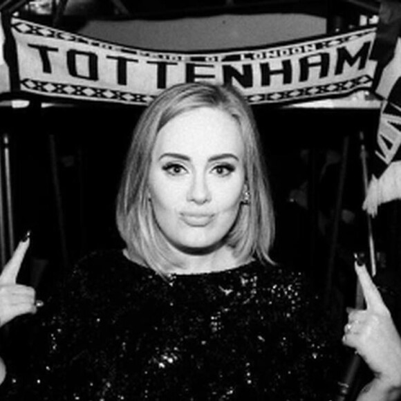 La chanteuse Adele sur Instagram.