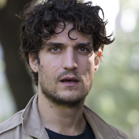 Louis Garrel lors du photocall du film "Le Redoutable" à Rome le 18 octobre 2017. 