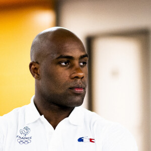 Teddy Riner lors de la présentation de l'équipe de France de Judo à Paris, France, le 22 juin 2021. © Jean-Baptiste Autissier/Panoramic/Bestimage 