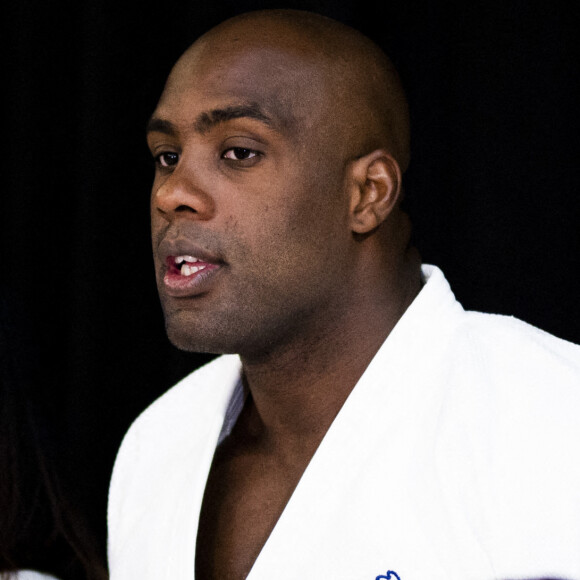 Teddy Riner (Fra) lors de la présentation de l'équipe de France de Judo à Paris le 22 juin 2021. © JB Autissier / Panoramic / Bestimage 