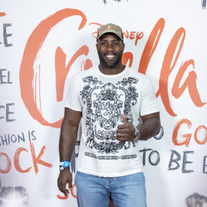 Teddy Riner - Avant-première parisienne du film "Cruella" au cinéma Le Grand Rex à Paris, le 11 juin 2021. © Olivier Borde/Bestimage 