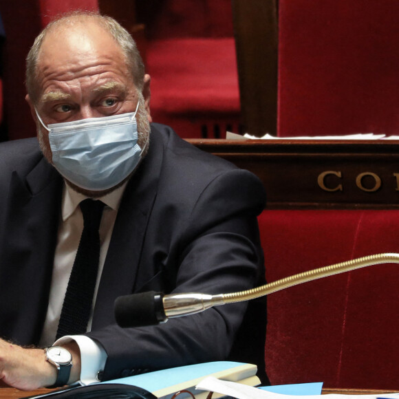 Eric Dupond-Moretti, ministre de la justice, garde des Sceaux - Séance de questions au gouvernement à l'Assemblée Nationale, Paris, le 20 juillet 2021. © Stéphane Lemouton / Bestimage