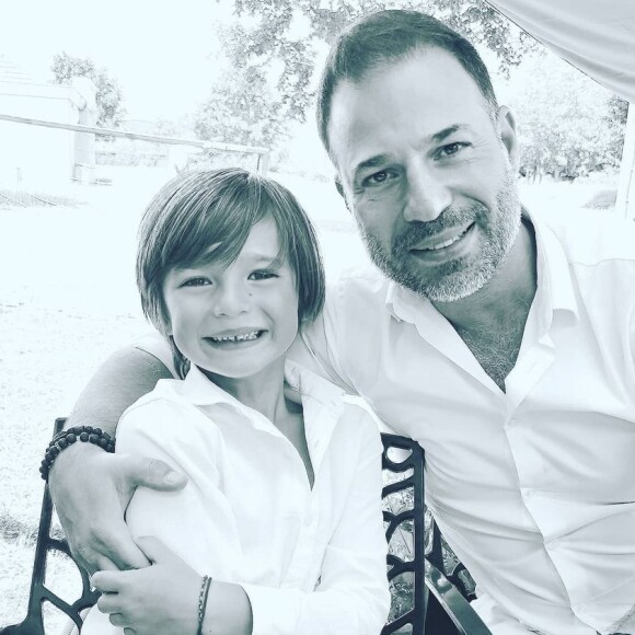 Mario Barravecchia et son fils Andréa, 6 ans.