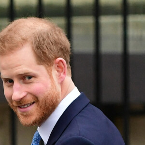 Le prince Harry, duc de Sussex, à son arrivée à la Canada House à Londres, le 7 janvier 2020