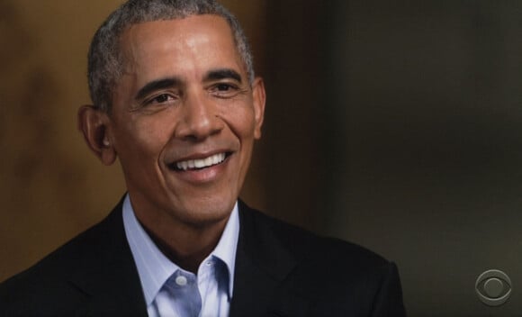 Interview de l'ancien président américain Barack Obama sur CBS pour l'émission 60 Minutes, le 15 novembre 2020. © 60 Minutes/ZUMA Wire
