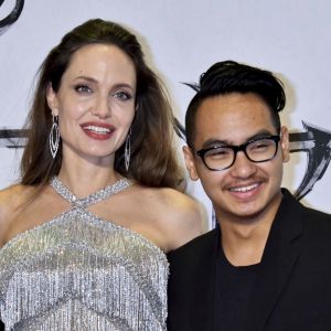 Zahara Jolie-Pitt, Angelina Jolie et Maddox Jolie-Pitt à la première du film "Maléfique : Le Pouvoir du mal" au Roppongi Hills Arena à Tokyo, Japon. © Future-Image/Zuma Press/Bestimage
