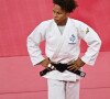 Déception d'Amandine Buchard (Fra - Blanc) - Jeux Olympiques de Tokyo 2020 - Judo Femmes < 52kg au Nippon Budokan. Tokyo, le 25 juillet 2021.