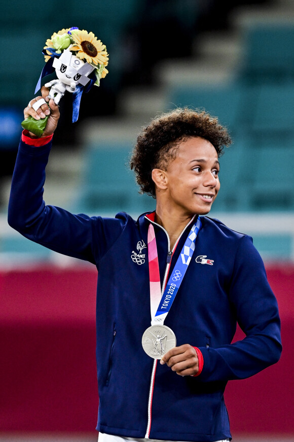 Amandine Buchard (Fra) - médaille d'argent - Jeux Olympiques de Tokyo 2020 - Judo Femmes < 52kg au Nippon Budokan. Tokyo, le 25 juillet 2021.