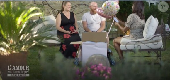 Jérôme et Lucile dans "L'amour est dans le pré : Que sont-ils devenus ?", émission diffusée le 23 août 2021, sur M6