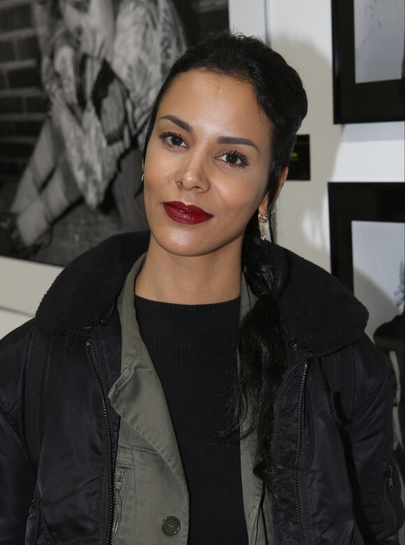 La chanteuse Shy'm - Vernissage de l'exposition "The Spirit of Rock" du photographe Philippe Hamon à la galerie Joseph à Paris, France, le 22 mars 2018. © Veeren/Bestimage