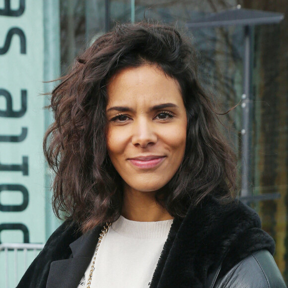 Shy'm arrive dans les studios de Radio France à Paris le 12 mars 2020. © Panoramic / Bestimage