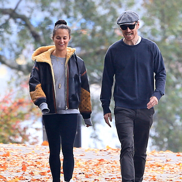 Alicia Vikander et son mari Michael Fassbender sont à Stockholm pour célébrer les 32 ans d'Alicia en amoureux.