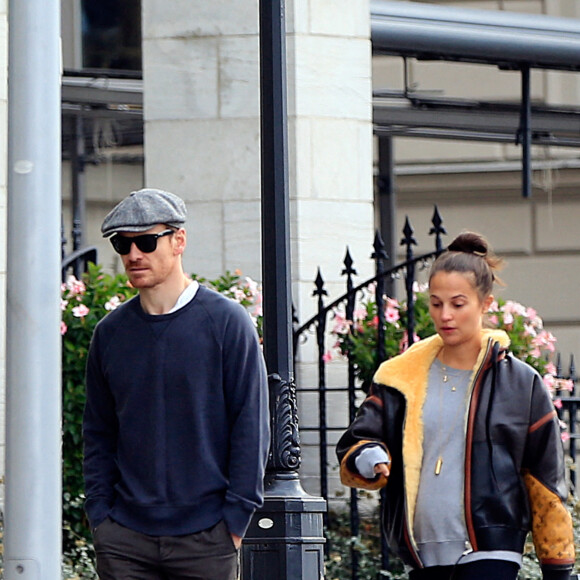 Alicia Vikander et son mari Michael Fassbender sont à Stockholm.