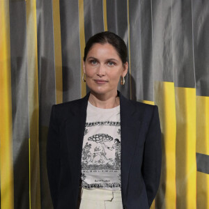 Laetitia Casta rencontre ses fans pour une conversation lors du Locarno Film Festival (4 - 14 août 2021) au cours duquel, l'actrice a reçu le prix l'Excellence Award David Campari. Le 4 août 2021.