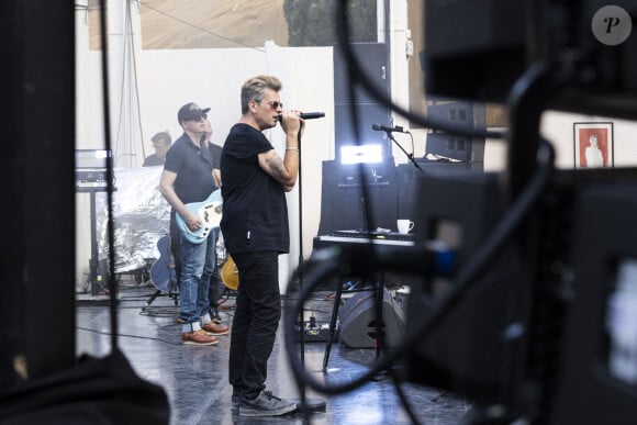 Exclusif - Benjamin Biolay présente son dernier album "Grand Prix" lors de son concert au Festival de Ramatuelle, le 3 août 2021. © Cyril Bruneau / Festival de Ramatuelle / Bestimage