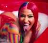 Nicki Minaj topless dans le nouveau clip "Trollz" au côté du rappeur Tekashi 6ix9ine. Los Angeles. Le 12 juin 2020.