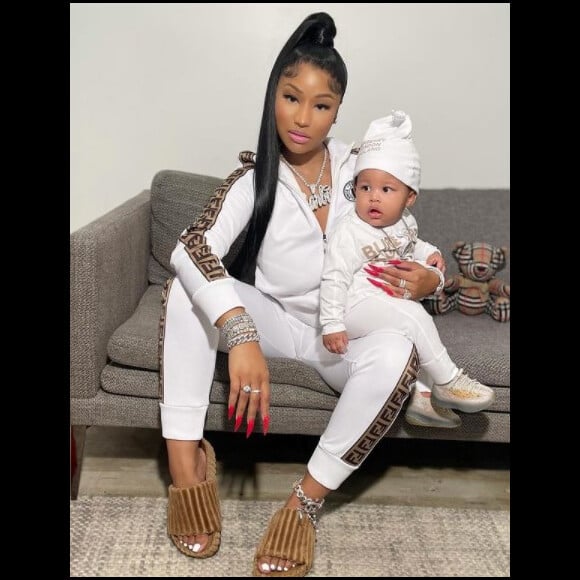 Nicki Minaj et son fils sur Instagram. Le 12 juin 2021.