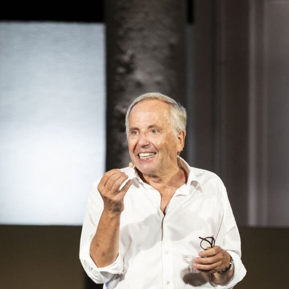 Exclusif - Fabrice Luchini - Représentation du spectacle "Des écrivains parlent d'argent" lors du Festival de Ramatuelle. © Cyril Bruneau/Festival de Ramatuelle/Bestimage 