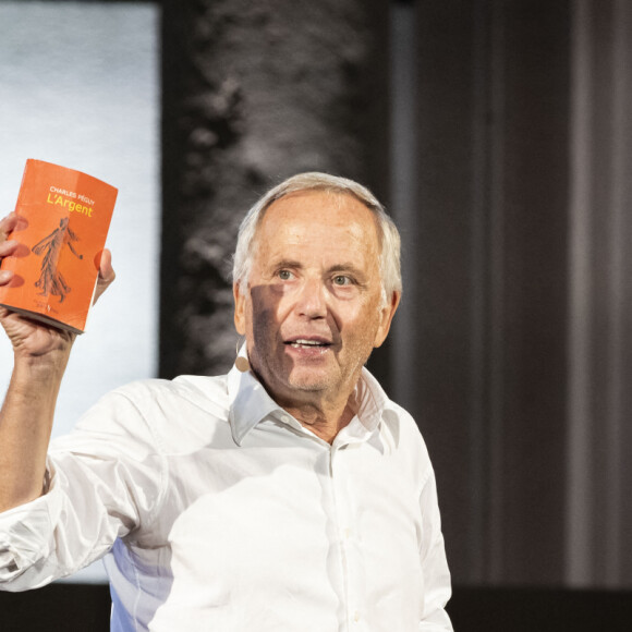 Exclusif - Fabrice Luchini - Représentation du spectacle "Des écrivains parlent d'argent" lors du Festival de Ramatuelle, France, le 7 août 2021. © Cyril Bruneau/Festival de Ramatuelle/Bestimage 