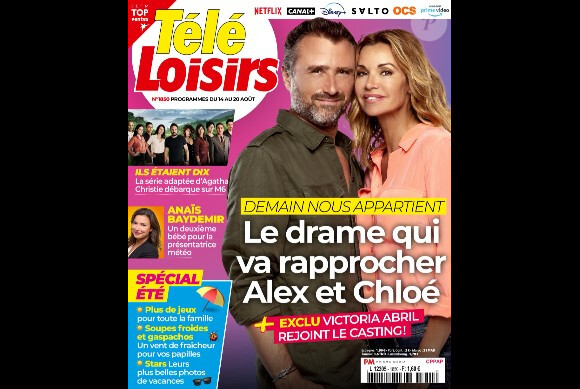 Retrouvez l'interview d'Alexandre Brasseur dans le magazine Télé Loisirs, n°1850 du 9 août 2021.