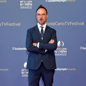 Jarry lors du photocall de la cérémonie des Nymphes d'Or du 60ème festival de télévision de Monte Carlo au Grimaldi Forum à Monaco le 22 juin 2021. © Bruno Bebert / Bestimage 