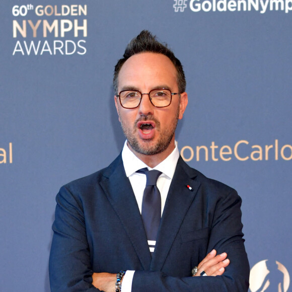 Jarry lors du photocall de la cérémonie des Nymphes d'Or du 60ème festival de télévision de Monte Carlo au Grimaldi Forum à Monaco le 22 juin 2021. © Bruno Bebert / Bestimage 