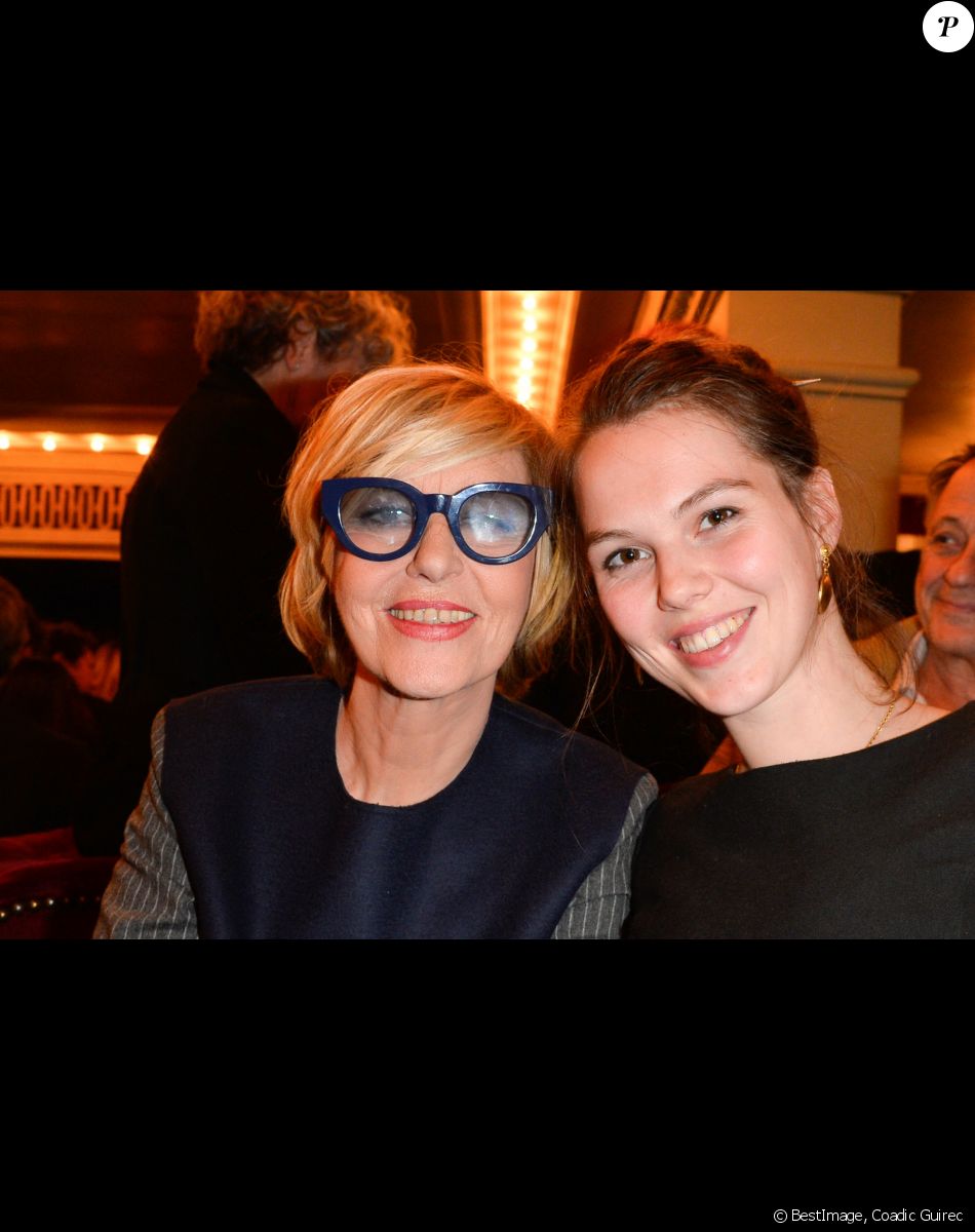 Chantal Ladesou et sa fille Clémence Ansault - Générale de la pièce "L'heureux élu", une comédie de Eric Assous au Théâtre de la Madeleine à Paris le 24 octobre 2016. © Coadic Guirec/Bestimage
