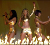 Les Destiny's Child (Michelle Williams, Beyoncé et Kelly Rowland) aux BRIT Awards 2000 à Londres.
