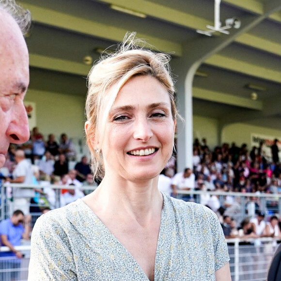 Julie Gayet - Match amical Brive-Stade Français à Tulle. Le 13 août 2021. @ Hugo Pfeiffer/Icon Sport/ABACAPRESS.COM