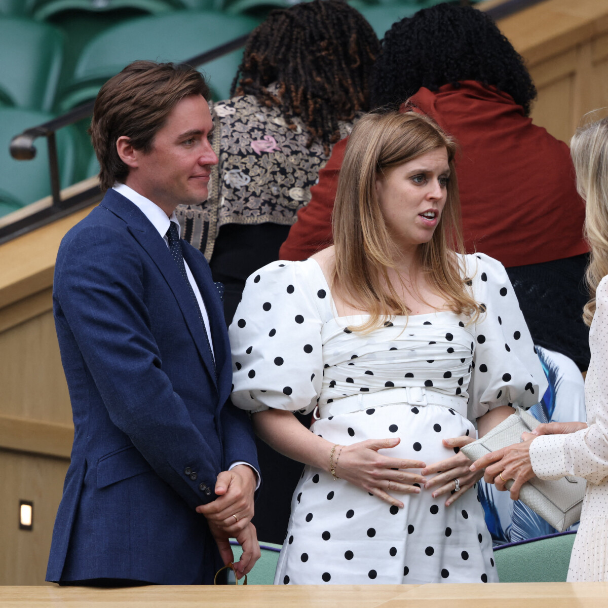 Photo La princesse Beatrice d York enceinte et son mari