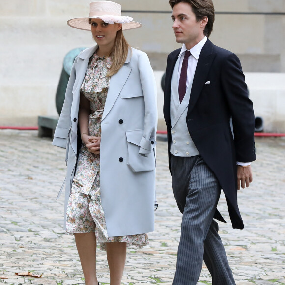 Info - La princesse Beatrice d'York est enceinte de son premier enfant - La princesse Beatrice d'York et son fiancé Edoardo Mapelli Mozzi - Mariage du prince Jean-Christophe Napoléon et de la comtesse Olympia d'Arco-Zinneberg à la cathédrale Saint-Louis des Invalides à Paris le 19 octobre 2019. © Dominique Jacovides / Bestimage  Prince Jean-Christophe Napoléon and Olympia d'Arco-Zinneberg wedding in Paris on october 19th 2019 