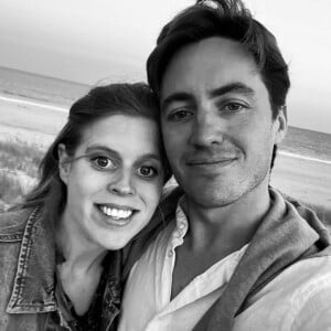 La princesse Beatrice d'York et son mari Edoardo Mapelli Mozzi sur Instagram, août 2021.