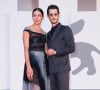 Natasha Andrews et son mari Pierre Niney - Red carpet du film "Amants" lors de la 77ème édition du Festival international du film de Venise, la Mostra. Le 3 septembre 2020