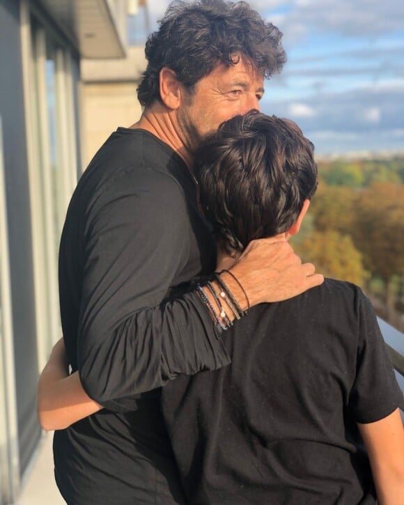 Patrick Bruel et son fils Léon sur Instagram, en 2019.