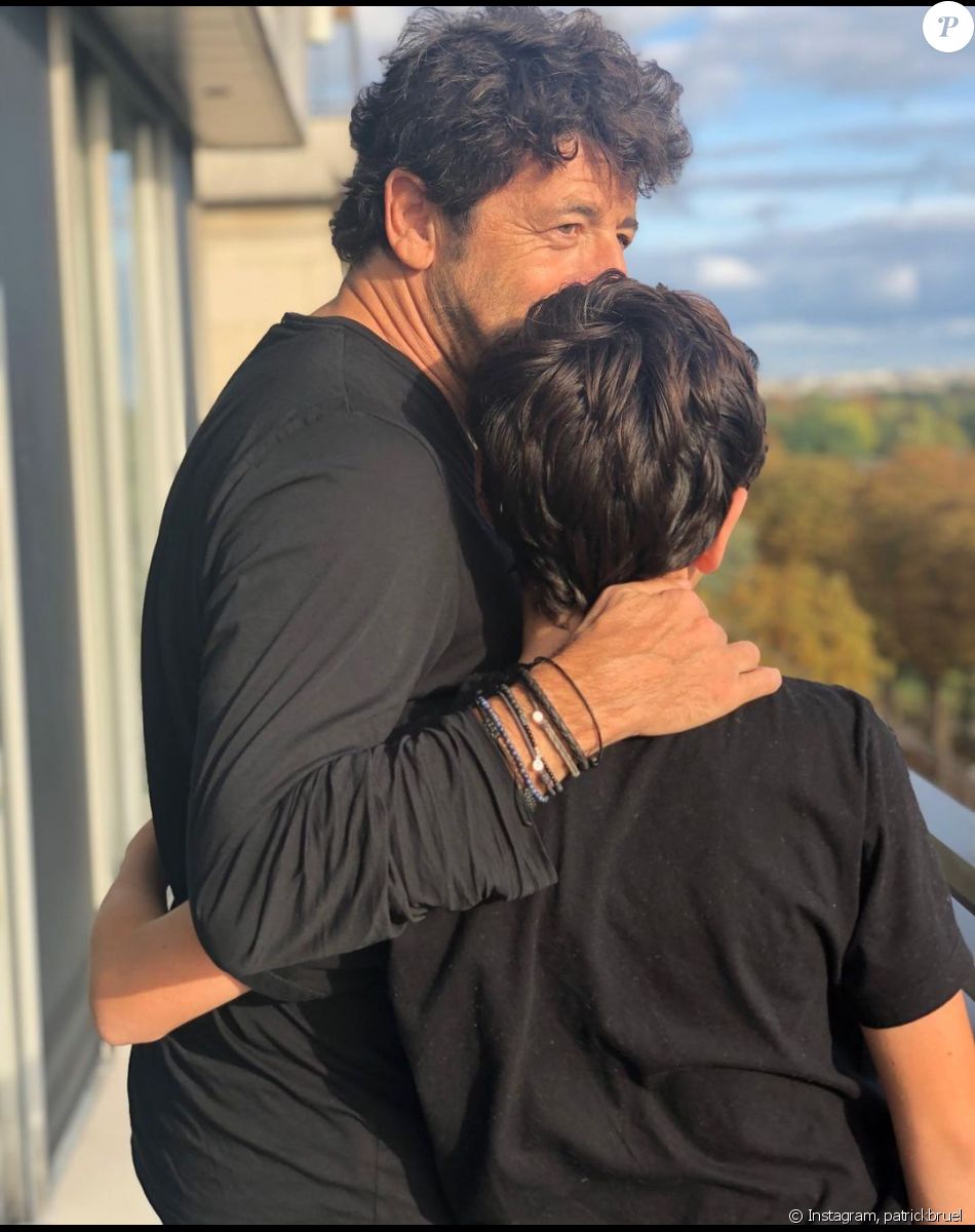 Patrick Bruel et son fils Léon sur Instagram, en 2019.