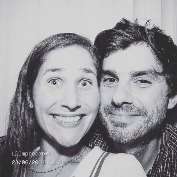 Joséphine Draï et son compagnon, le réalisateur Benjamin Parent, sur Instagram en juin 2017.