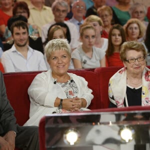 Mimie Mathy et ses parents - Mimie Mathy et ses parents Marcel et Roberte - Enregistrement de l'emission "Vivement Dimanche" a Paris.