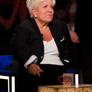 Exclusif - Mimie Mathy - Enregistrement de l'émission "La Boîte à secrets 4" à Paris, présentée par F.Bollaert, et diffusée le 10 avril sur France 3. Le 23 janvier 2020 © Tiziano Da Silva / Bestimage